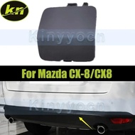 Black Right Side Rear Bumper Tow Eye Trim Cap Cover For Mazda CX8/CX-8