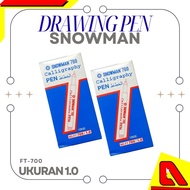 SNOWMAN 700 CALLIGRAPHY TWO SIZES 1.0 & 2.0 RETAIL