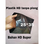 Plastik HD Tanpa Plong 25x35 packing online shop