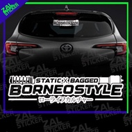 *<ZAL STICKER> STICKER KERETA BORNEO STYLE STATIC BAGGED JDM MYVI AXIA ALZA BEZZA EXORA PERSONA VIOS