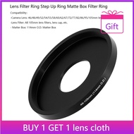 Lens Filter Ring Step Up Ring 46/48/49/52/54/55/58/60/62/67/72/77/82/86/95/105mm To 114mm O.D. Matte