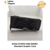 【USED】 EVGA GTX970 4GB GDDR5 Graphic Card | With 6+6 Pin | Desktop | Graphics Card | GTX 970