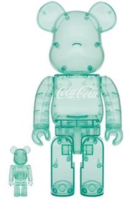 BE@RBRICK Coca-Cola GEORGIA GREEN 100％ &amp; 400％ toy figure japan coke cola