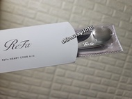 新版現貨👑附送梳子清潔抹布👜 銀色✨️日本 ReFa黎珐 Heart Comb Aira 防靜電 愛心梳摺叠梳 扁梳小顏瀏海專用