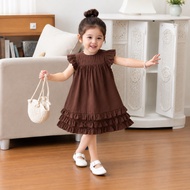 Bianca Dress for Girls 1234567 Rayon Material Year | Daily Ruffle Children's Daster