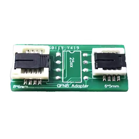 QFN8 /WSON8/MLF8/MLP8/DFN8 To DIP8 Two-In-One Socket/Adapter For Both 6X5mm And 8X6mm Chips SMT BIOS