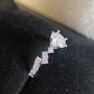 Nhẫn Nữ Marry Shrimp Seafood Star Dream Moissanite Diamond Copy PT950 Eight Heart Eight Arrow Foreig