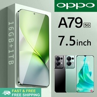 【ของแท้100%】2025 ใหม OPP0 A79 5G 7.5นิ้ว โทรศัพท์มือถือ รองรับ2ซิม Smartphone 4G/5G แรม16GB รอม1TB โ