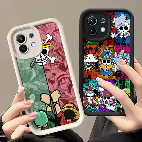 Anime One Pieces Luffys Zoro Silicone Case For Xiaomi 15T 14T 13T Pro 15 Ultra 17Pro Max Poco F7 X7 