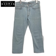 Dior 863DS11T082X 淺藍色拉鍊牛仔褲，29 號（二手）