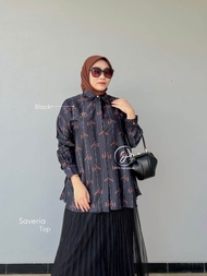 DYN - Saveria Top DYN SIGNATURE DYN CLOTHINGLINE Silk Premium Atasan Wanita
