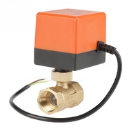 AC 220V G34 DN20 2 Way Brass Motorized Actuator Ball Valve for Air Conditioner Tools Accessory Actuator Ball Valve