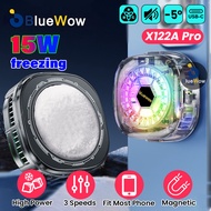 BlueWow X122A Pro Phone Cooler for Gaming, Portable Cell Phone Radiator, Advanced Semiconductor Tech