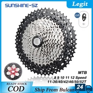 Factory direct sales SUNSHINE 8 9 10 11 12 Speed Cogs MTB Mountain Bike Road Bike Cassette Freewheel 36T40T42T50T52T