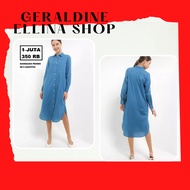 Dress GIORDANO series LONG SLEEVE LINEN 100%Original