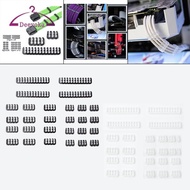[Amleso2] 24x Cable Comb 24 Pin 8 Pin 6 Pin PC 3 Types Cable Ties Set for 3.0-3.6mm