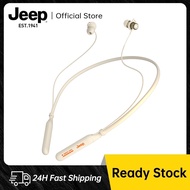 Jeep EW135 Wireless Neckband Bluetooth 5.4 Earphones HD Calls Long Battery For Sports Running