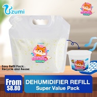 Uzumi Dehumidifier Refill  Dehumidifier Moisture Absorber Charcoal Dehumidifier Refillable Dehumidif