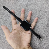 [HOT JUXXKWIHGWH 514] Slim Correa สำหรับ Apple Watch สาย SE 6 5 4 40มม. 44มม. 3 38มม. 42มม. เข็มขัดหนังบางสำหรับ Iwatch Se สร้อยข้อมือผู้หญิงวง