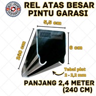 Ada Rel atas besar pintu besi rel henderson pintu lipat sliding - 2,4 Meter