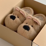 COCO - Cute Home Fur Slippers Thick Warm Slippers Cute Bedroom Slippers