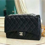 ♘∋℡BEST SELLER CHANEL JUMBO  DOUBLE FLAP SLING BAG ..0