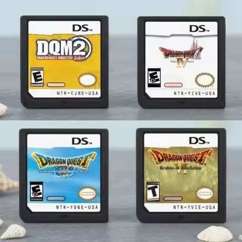 NDS Game Cartridge, Monster Joker, Heroes Rocket Slime, Game Card, Supports En, Fr, De, Es, It,Compa