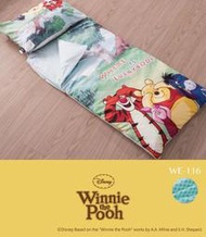 正版授權 迪士尼 WINNIE THE POOH 小熊維尼 小豬 屹耳 跳跳虎 夥伴躲躲貓貓 兩用睡袋 兒童睡袋 孩童睡