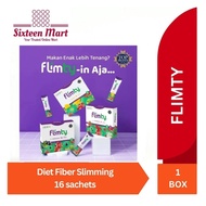 FLIMTY Fiber 1box 16 sachet Detox Diet Slimming BPOM HALAL (SG)