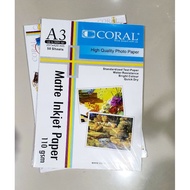 A3 Coral Inkjet Paper 110gsm A3 Art Paper