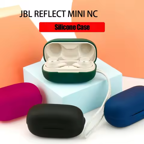 Washable Silicone Protective Cover Shell Anti-fall Earphone Case for JBL REFLECT MINI NC Wireless He