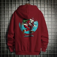 Fortklass Santa Skate Outerwear Unisex Hoodie Screen Print Men Premium Jacket Men Jumper Hoodie