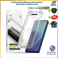 [Combo 2] Dán cường lực Samsung Galaxy Z Fold 7 RINGKE Cover Display Easy Slide Tempered Glass (Màn 