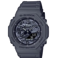 [G-SHOCK]錶盤迷彩實用程序GA-2100CA-8AJF Octagon Camoufla圖案男士顏色：灰色