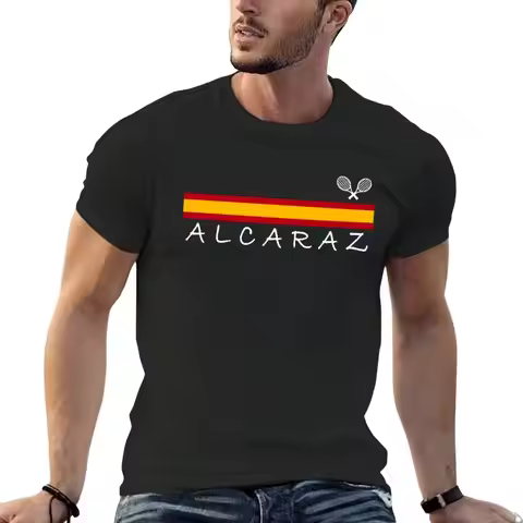 Carlos Alcaraz (1) T-Shirt man t shirt plus sizes graphic shirts rapper graphic tees heavyweight t s