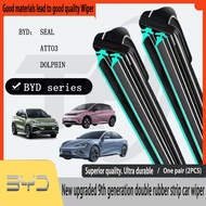 BYD SEAL , ATTO 3 , DOLPHIN  Wiper , New Upgrades Car Double Rubber Strip Wiper