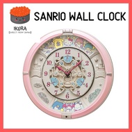 【Japan Select Shop】Seiko Sanrio Karakuri Clock Wall Clock Hello Kitty, My Melody, Pom Pom Pring