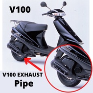 V100 EXHAUST PIPE MUFFLER EZOS SUZUKI V100 EXHAUST EXZOS V100 EKZOS V100