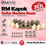 RM Kapok Guitar Machine Head Tuner Peg 3R3L Akustik Gitar Kapok Pemusing Gitar Telinga Gitar Repair