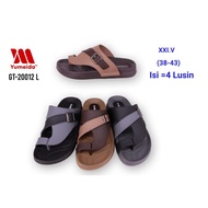 Sandal Jepit Jempol karet pria/YUMEIDA GT-20012 L /sandal jelly cowok import/ sandal pria dewasa/ se