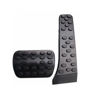 Black For BRABUS Accelerator Cover Pad 2pcs BRABUS Pedal Cover Braking Pedal Non Slip Cover For Merc
