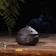 Premium Frankincense Burner - Frankincense Burner - Brown Lotus Ceramic Incense Burner - Frankincense Bud