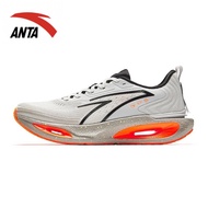 ANTA/ANTA Wormhole Running Shoes Men's Shoes Breathable Mesh Cushioning Sports Shoes Anti-slip Train
