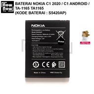 Baterai Nokia C1 2020 TA-1165 S5420AP C1 Android TA1165 Original Double Power Battery Batre Batere B