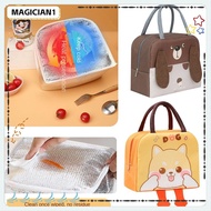 MAGICIAN1 Cartoon Stereoscopic Lunch Bag, Thermal Bag Portable Insulated Lunch Box Bags, Convenience Thermal  Cloth Lunch Box Accessories Tote Food Small Cooler Bag