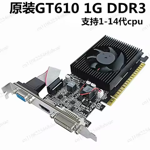 GTX750TI GT730 GTX1050 Half Height Low Profile Graphics Card 1GB 2GB 4GB DDR5 Small Chassis GPU For 