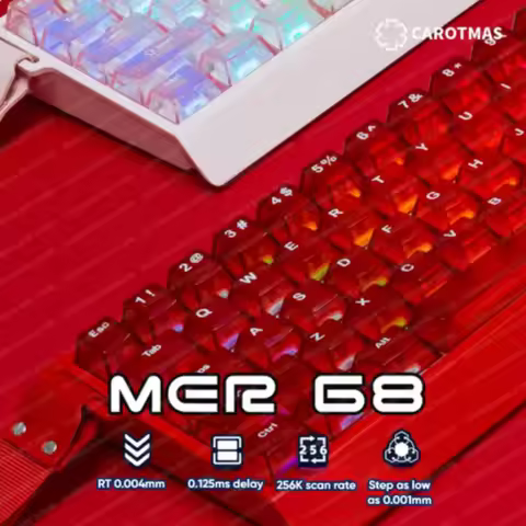 IROK Mercury68 Pro mars68 pro Gaming Magnetic Mechanical Keyboard Rapid Trigge 0.004mm 8K Return 256