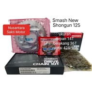 Gear set gear set Suzuki smash shogun 125 smash new