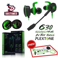 BOSTON PLEXTONE G30 Dual Microphone Gaming Earphone with Noise-Cancelling Memory Foam that Excellent