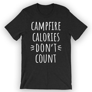 Campfire Calories Don'T Count T-Shirt Funny Calories T-Shirt